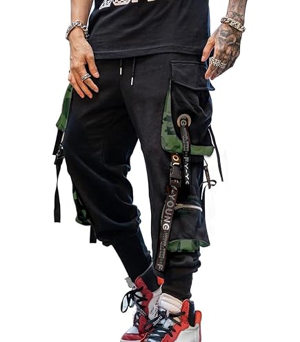 Gothic Bondage Men Pant Alternative Punk Rock Emo Trouser Pant