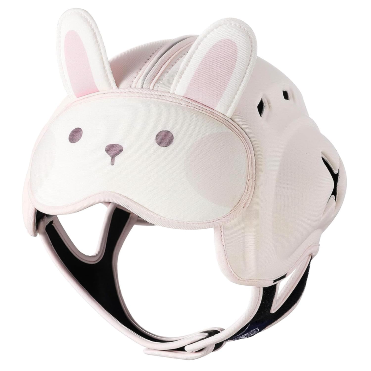 Photo 1 of Baby Safety Helmet, Breathable Baby Head Protector for Crawling and Walking, Infant Soft Helmet, Anti-Collision, Ultra-Lightweight, Expandable and Adjustable Age 6m-24m (Rabbit)