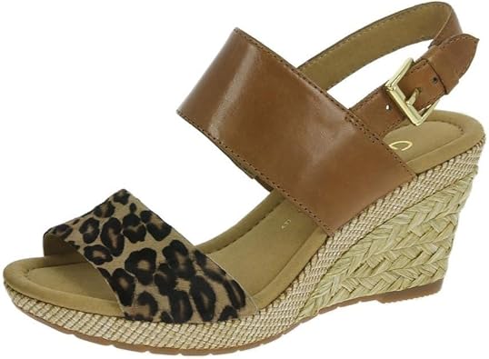 gabor leopard print sandals