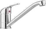 JASSFERRY Single Top Lever Kitchen Mixer Tap Chrome 360° Swivel view 1