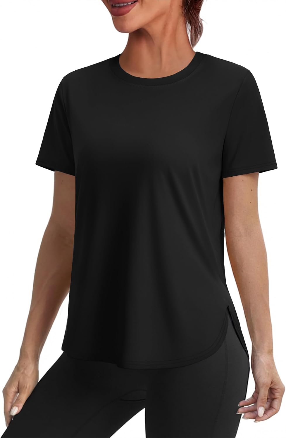 Women's Workout Tops for Women Sun Shirts UPF 50+ Short Sleeve UV Protection Shirt Lightweight Quick Dry Hiking Top for Women