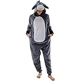 NEWCOSPLAY Unisex Adult Onesie Pajamas Animal One Piece Costume Cosplay Sleepwear