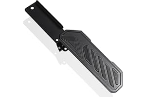 AULESSE Dead Pedal Foot Rest Compatible with Je-ep 2018-2024 Wrangler JL JLU 4XE Gladiator JT Left Foot Rest Pedal Extenders Modification for Car