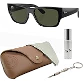 Ray-Ban RB0947S CARLOS Rectangle Sunglasses with Official Kit