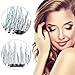 Dual Magnetic False Eyelashes, All New 3D Reusable False Magnet Eyelashes, No Glue 1 pair (4 piece) 0.2MM Ultra Thin Fake Eyelashes for Natural Look, Charming Eyelashes In Seconds (Black)