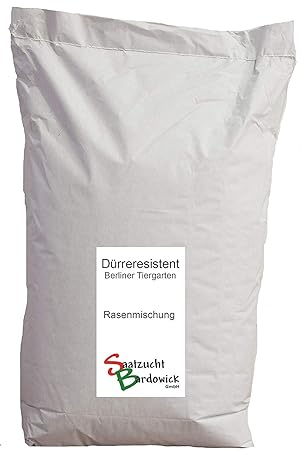 1-30 Kg Rasensamen Berliner Tiergarten Gebrauchsrasen - für trockene Standorte - Qualität zum fairen Preis (10 kg)