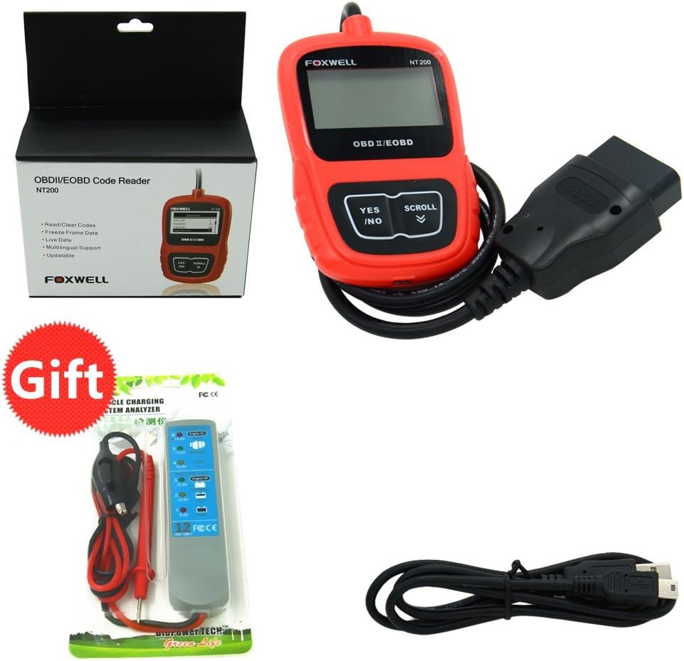Foxwell NT200 Can OBDII/EOBD Code Reader Auto Disgnostic tool