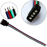 ZITRADES LED RGB Light Strips 10 Pcs Female Connector RGB Wire Cable For SMD 5050/3528 RGB LED Strip light BY ZITRADES