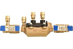 ONYLRAEP 34-350 3/4" 350 Double Check Backflow Preventer,Double Check Valve Assembly,3/4" Backflow Preventer,Prevent Backpressure and Backsiphonage