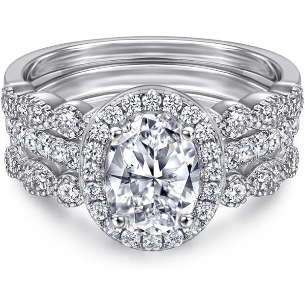 Anillo De Compromiso Cuadrado De 3 Piedras De Corte Princesa | Cuotas
