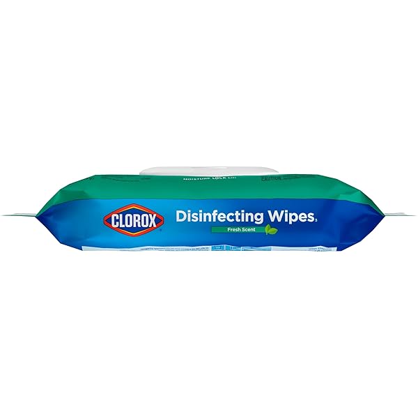 CLOROX DISINFECTING WIPES, CLEANING WIPES FLEX PACK, FRESH SCENT, 75 COUNT (PACK MAY VARY)