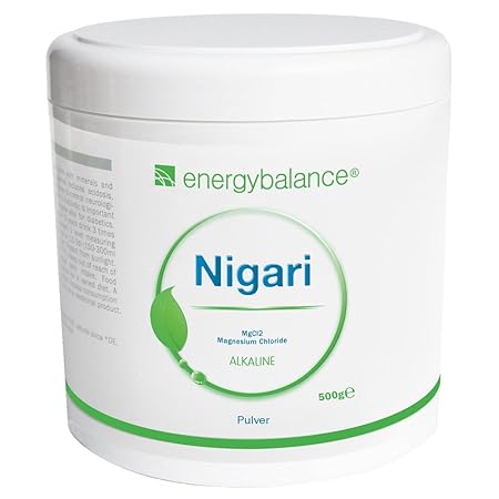 EnergyBalance Magnesium-Chlorid-Nigari Pulver 500g | Magnesiumchlorid aus Rohsole | Vegan | Glutenfrei & Laktosefrei | Ohne Z