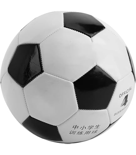 Ballon Foot Rehomy – Taille 3/4/5, PVC Résistant, Vessie Latex, Couture Machine