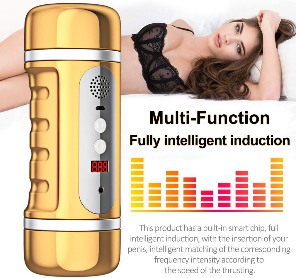 USB Rechargeable Automatical Piston Telescopic Rotation Handsfree Multi Modes Multi Speeds Sleeve Stroker Men Oral S(exy for Men se'x Toy six Toys for Mens- Sexy Underwear for Men Gift