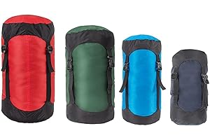 2pcs Compression Stuff Sack, 5L/8L/18L/25L/35L Lightweight Sleeping Bags Storage Compression Sack for Camping, Hiking, Backpa