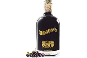 HUCKLEBERRY'S BREAKFAST · LUNCH Huckleberry Syrup - Premium Breakfast made with real wild huckleberries & blueberries - Perfect Holiday Gift for Foodies, Chefs & Breakfast Lovers