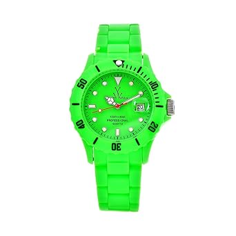 Buy Toy Watch Men S Fl05gr Neon Plasteramic Green Dial And Bracelet Watch Online At Low Prices In India Amazon In