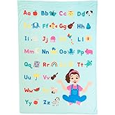 Ms. Rachel Educational Adventures Bedding Super Soft Cozy Throw Blanket, 62 in x 90 in, (Officially Licensed Product) by Franco Kids