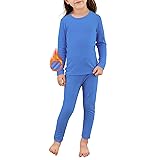 Zando Girls Thermal Underwear Set for Kids 3T-4T