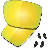 SAUCER Premium Replacement Lenses &amp; Nosepads for Oakley Double Edge OO9380-66mm Sunglasses