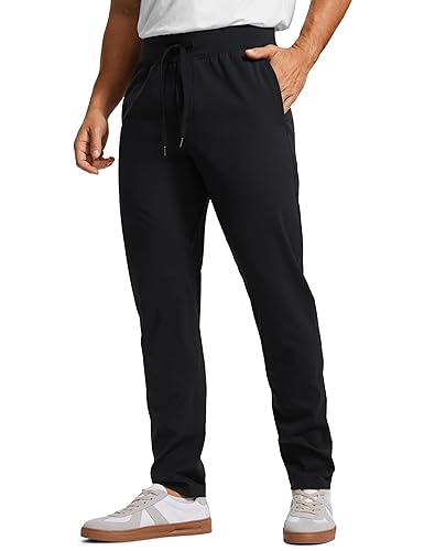 CRZ YOGA Mens 4-Way Stretch Comfy Athletic Pants 30'' Track