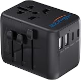 BigFish Universal Travel Adapter with 2 USB A & 2 USB C, 4 USB Ports view 1