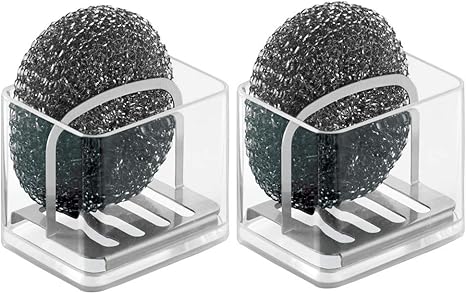 Amazon.de: mDesign 2er-Set Schwammhalter und Topfkratzer Aufbewahrung