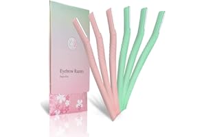S SANGLE SOPFFY Eyebrow Razor Dermaplaning Tool Sangle Sopffy 6 Pcs Face Razors for Women Sensitive Skin Eyebrow Trimmer Facial razor Face shavers with Safety Cover for women Skincare