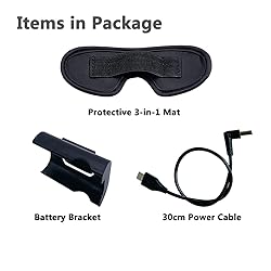 Goggles 2 Battery Bracket Holder and Power Cable