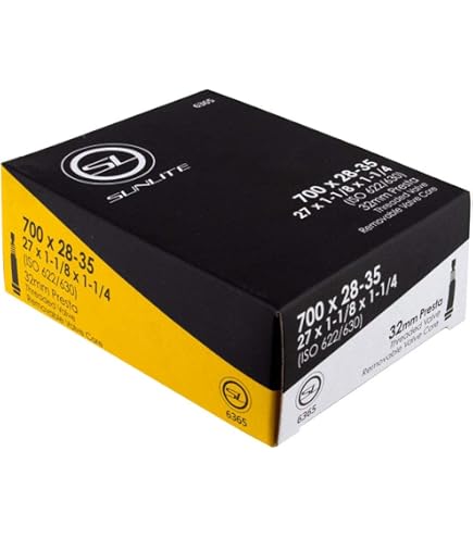 SunLite Standard Schrader Ventil Röhren (Schlauch) – Für Fahrrad, 20 X 1.35-1.50, 32mm Ventil