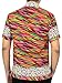 La Leela Men's Aloha Hawaiian Shirt Short Sleeve Button Down Casual Beach Party Red