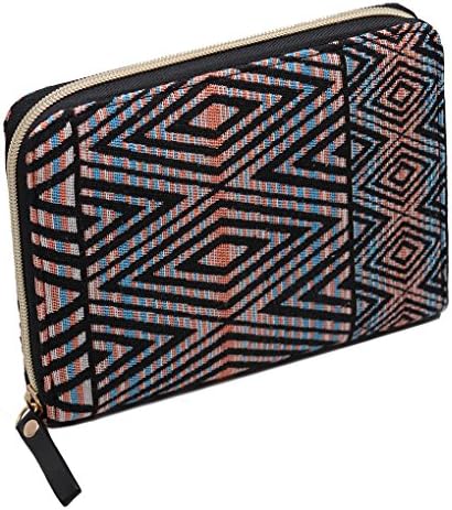 Lucky Cion Zipper Handbag With DIY-Daily Planner,Unlimited Calendar,Agenda Notebook,Compact Size 5.85"x7.4"(A6)DTB6147