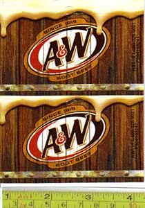 Amazon.com : Large Square or Marketing Vendor Size A&W Root Beer LOGO