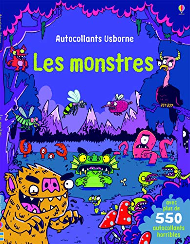 Les monstres - Autocollants Usborne by (Paperback)