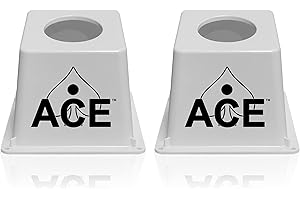CornholeAce Cornhole Airmail Box Set - White - Includes 2 Airmail Boxes - Perfect for Cornhole Training and Practice