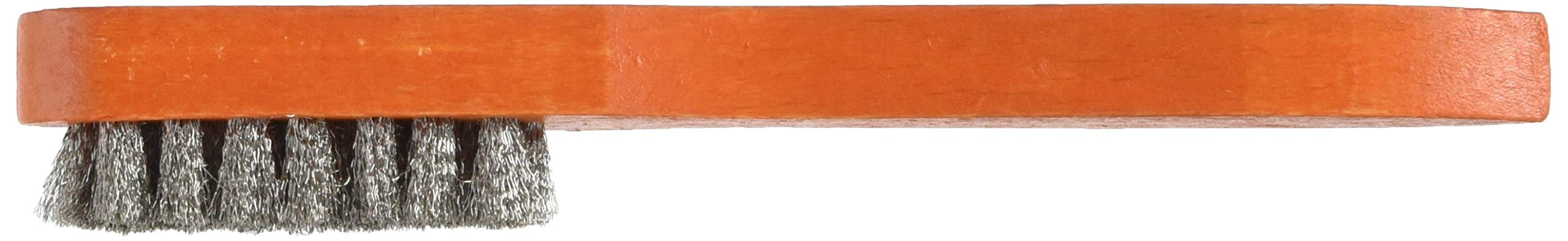 Lessmann 125234 Soldering Tip Brushes 150 x 15 x 11 mm Orange Lacquered 3 x 7/8 Rhg Steel Wire Rustproof ROF 0.10 mm high, 9 mm