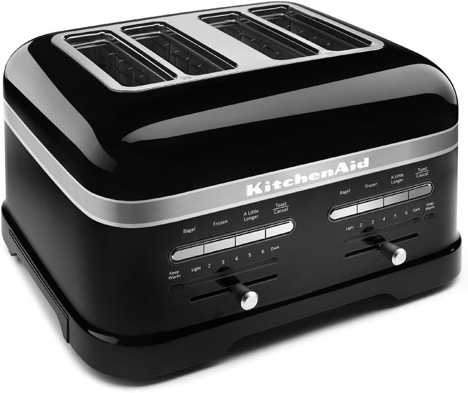 Amazon.com: KitchenAid KMT4203OB 4-Slice Pro Line Toaster, Onyx Black