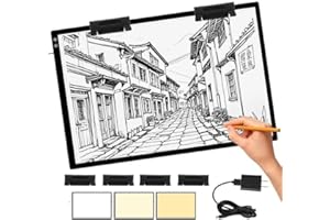KOBAIBAN Upgrade Rechargeable A1 Light Pad for Diamond Art Painting(35.4''x 23.6''), Extra Large LED Tracing Light Box for Drawing,6000mAh Battery Powered Light Board, Light Table for Artist Sketching