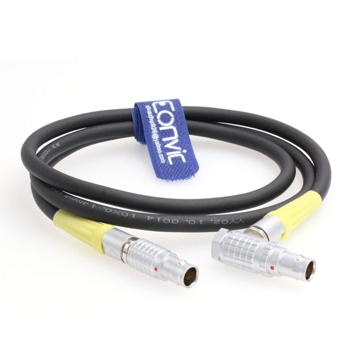 Eonvic Right angle1B 7 pin to Straight Preston FIZ MDR Bartech Digltal Motor Cable