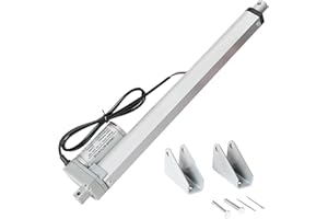 DUPDMKIN Linear Actuator 12v DC with Mounting Brackets 900N(225lbs) Linear Motion Actuators Ideal for Home, Industrial and Agricultural Machinery (12"/300MM, 900N)