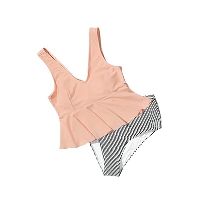 Tankini Cupshe Peplum Cupshe Swim Floral Peplum Black Tankini