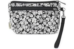 BBORGDC Small Wristlet Wallets for Women, Zip Clutch Bag with Wristlet Pouch, 3-Zipper Original Design