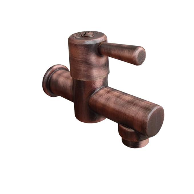 title=RUBINETTI DA GIARDINO BONFANTE CM11X8H OTTONE RAMATO COMPLETO DI ATTACCO PER