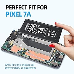 XYIRMCYF for Pixel 7A Battery, 5000mAh