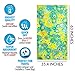 AVAWAVA Microfiber Beach Towel for Travel - Compact, Quick Dry, Lightweight, Shakes Off Sand Easily, Artistic Design on Both Sides, Large 63x35 inches - Machine Wash/Dry, Globules