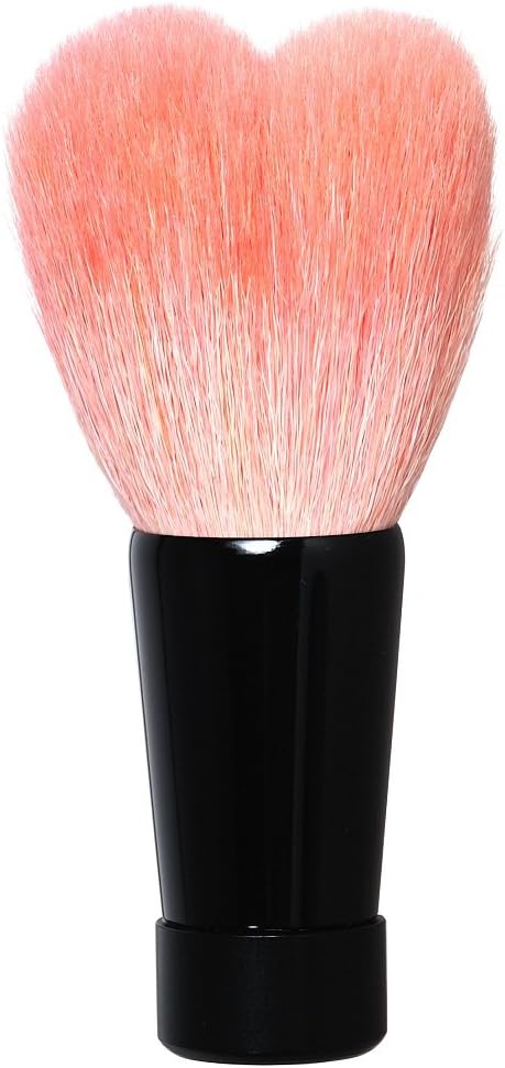 Kumanofude Heart Face Wash Brush (Middle/Black) KOYUDO Collection