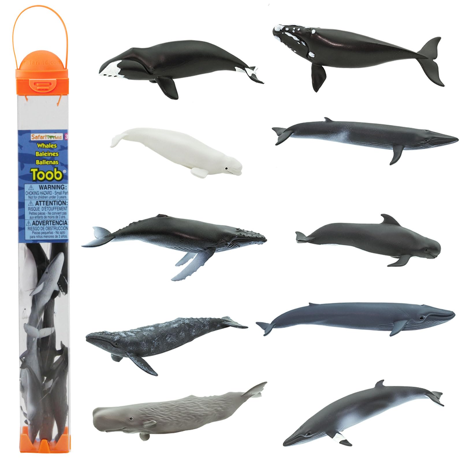 Safari 100072 Toobs Whales Miniature