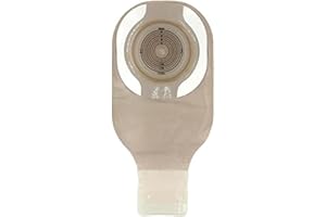 Hollister 89511 CeraPlus Soft Convex 1-Piece 12” Drainable Ostomy Pouching System, 5 Pack, Cut-to-Fit up to 2-1/8”