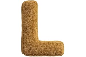 Aixingxing Plush 26 Letter Pillows English Alphabet Cute Throw Pillows Room Couch Decorative Cushion for Kids Room Sofa Bed F