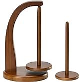 Yarn Holder with 2 Pcs Spindles for Knitting and Crocheting,Crochet Gift for Knitting Lovers,Wooden Yarn Spinner for Crochet 